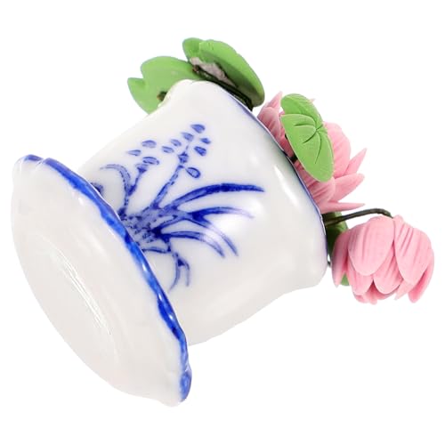 UPKOCH Niedliche Künstliche Miniatur-Bonsai-Pflanze Für Puppenhaus- Realistische Simulation Mini-topfpflanzenmodell von UPKOCH