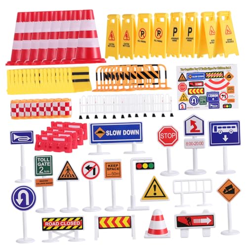 UPKOCH für Straßensperren Spielzeugstraßenschilder für -Straßenschilder Verkehrszeichen für Straßenschildspielzeug Bauzeichen Plastik UPKOCH für Straßensperren Spielzeugstraßenschilder für -Straßenschilder Verkehrszeichen für Straßenschildspielzeug Bauzeichen Plastik von UPKOCH