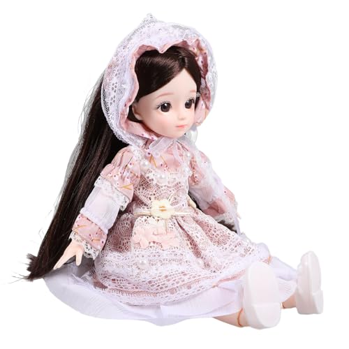 UPKOCH -gelenkpuppe Prinzessin Meerjungfrau Mädchen Make-up-Puppe Süße Puppe Lebendige Puppe Geburtstagsgeschenk Mini-Puppe Gliederpuppe Im Hawaiianischen Stil Samt von UPKOCH