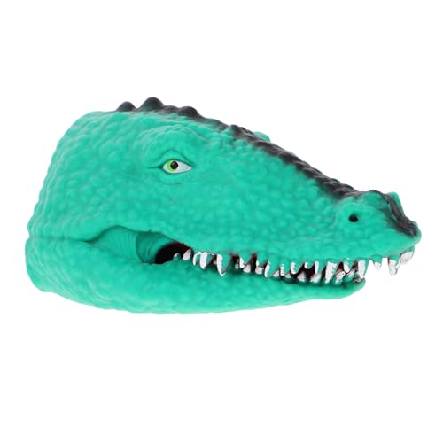 UPKOCH -krokodil-handpuppe Rollenspiel Puppen Dinosaurierspielzeug Für Jungen Dino-handpuppe Tierpuppen Dino-Puppe Handpuppen Bauchrednerpuppen Alligatorpuppe Green von UPKOCH