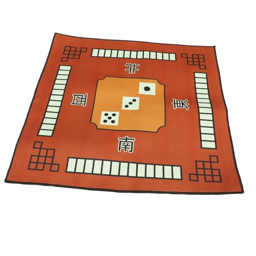 UPKOCH rutschfeste Mahjong tischdecke aus Dickem Polyesterfilz mit Geräuschreduzierung Schützende Spielfeldmatte für Brettspiele Domino und Poker Quadratische Spieltischabdeckung in von UPKOCH