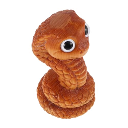 UPKOCH schnitzereien aus Holz deko Figur holzschnitzerei Tierfigur des neuen Jahres Schlangendekor aus Holz traditionelle chinesische verzierung Tierstatue - hölzern Khaki UPKOCH schnitzereien aus Holz deko Figur holzschnitzerei Tierfigur des neuen Jahres Schlangendekor aus Holz traditionelle chinesische verzierung Tierstatue - hölzern Khaki von UPKOCH