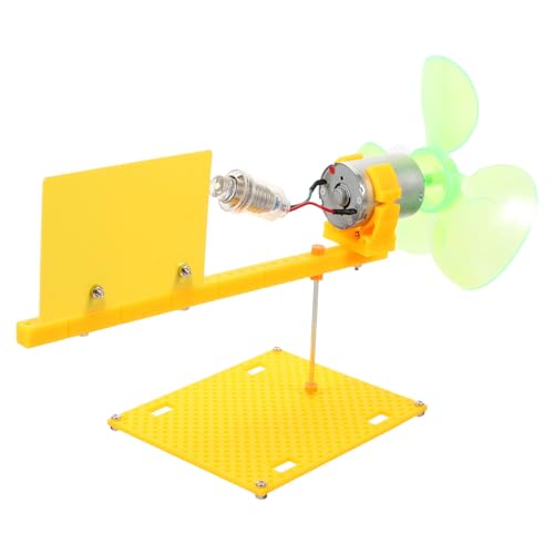UPKOCH Pädagogisches Windgenerator-wissenschaftsset Miniaturmotor Kleiner Windventilatorgenerator Beobachtungsfähigkeiten von UPKOCH