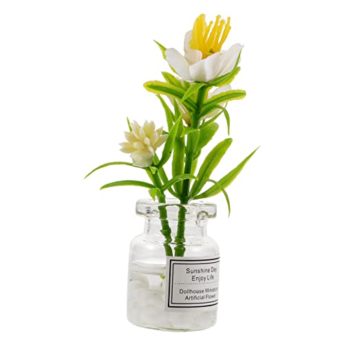 UPKOCH Mini-Bonsai-Modell Gartenlandschaft Mini-topfpflanze Künstliche Pflanze Ornament Für Heimdekoration Bürodekoration von UPKOCH