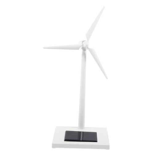 UPKOCH solare Windmühle Roboter zappeln Feuerwehrauto- lernspielzeug solar kleines Solarwindmühlenspielzeug professionelles Experimentierspielzeug Plastik Weiß von UPKOCH