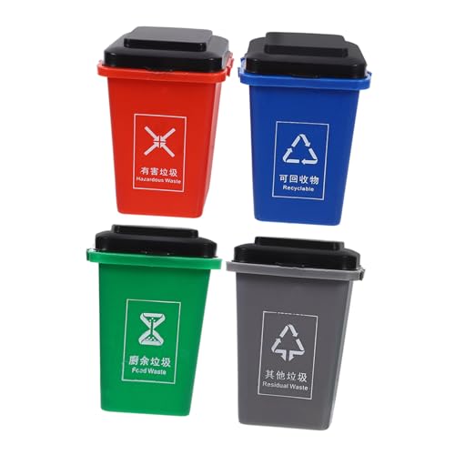 UPKOCH Pädagogisches Spielzeug Bins 1 Set Von Frühen Lernen Müll Sortierung Spiele Für Kinder Mülleimer von UPKOCH