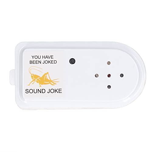 UPQRSG Grillen Sound Spielzeug mitSelbstklebendem Aufkleber auf Der Rückseite, Automatisches Ausschalten Von Mini Streich Geräuschmachern für Erwachsene, Lästiger Geräuschmacher(Weiß) von UPQRSG