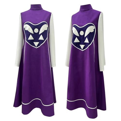 UPUPCOS Anime Toriel Cosplay Kostüm Toriel Kostüm Lila Robe Anzug Erwachsene Frauen Halloween Outfits, Mehrfarbig, L von UPUPCOS
