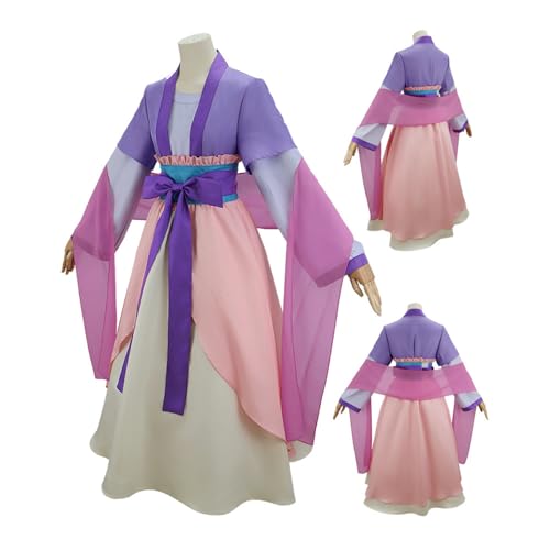UPUPCOS Maomao Cosplay-Kostüm, lila, Kimono, Anime, weibliches Kleid mit Schal, Halloween-Uniform UPUPCOS Maomao Cosplay-Kostüm, lila, Kimono, Anime, weibliches Kleid mit Schal, Halloween-Uniform von UPUPCOS