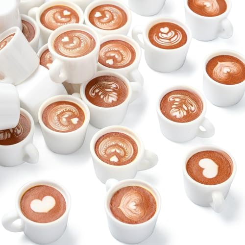 UR URLIFEHALL 50 Stück 5 Stile Harz Kaffeetasse Puppenhaus Miniatur Küche Set Mini Tasse Teetasse Figuren für Mikro-Landschaft Party Dekorationen UR URLIFEHALL 50 Stück 5 Stile Harz Kaffeetasse Puppenhaus Miniatur Küche Set Mini Tasse Teetasse Figuren für Mikro-Landschaft Party Dekorationen von UR URLIFEHALL