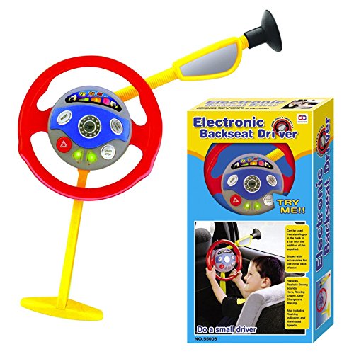Elektronisch Rücksitz Treiber Kinder Spielen Lenkrad Echt Geräusche Creative Toys von URBN-TOYS