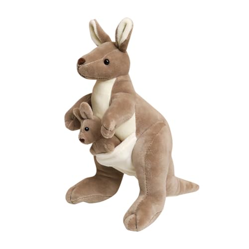 URFDCAD Plüsch Känguru Mutter mit Baby Känguru Puppe Plüsch Puppe Spielzeug Känguru Plüschtier Plüschtiere, Niedliches Plüschtier Spielzeug Känguru Halten Baby Stofftier Plüschpuppe Geschenk für Kids URFDCAD Plüsch Känguru Mutter mit Baby Känguru Puppe Plüsch Puppe Spielzeug Känguru Plüschtier Plüschtiere, Niedliches Plüschtier Spielzeug Känguru Halten Baby Stofftier Plüschpuppe Geschenk für Kids von URFDCAD