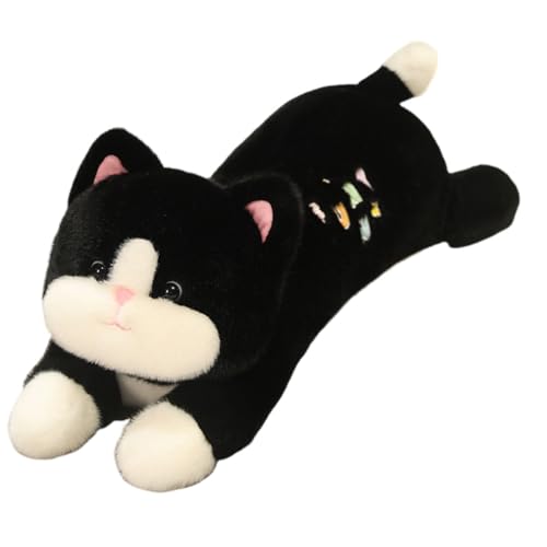 URFDCAD Schwarze Katze Plüschtier, Katzen Plüschkissen Stofftiere Lang Kätzchen Plüschtier Ausgestopftes Tier Spielzeug Kuschelkissen Weiche Plüsch Katze Stofftierpuppe Geschenk für Kinder URFDCAD Schwarze Katze Plüschtier, Katzen Plüschkissen Stofftiere Lang Kätzchen Plüschtier Ausgestopftes Tier Spielzeug Kuschelkissen Weiche Plüsch Katze Stofftierpuppe Geschenk für Kinder von URFDCAD