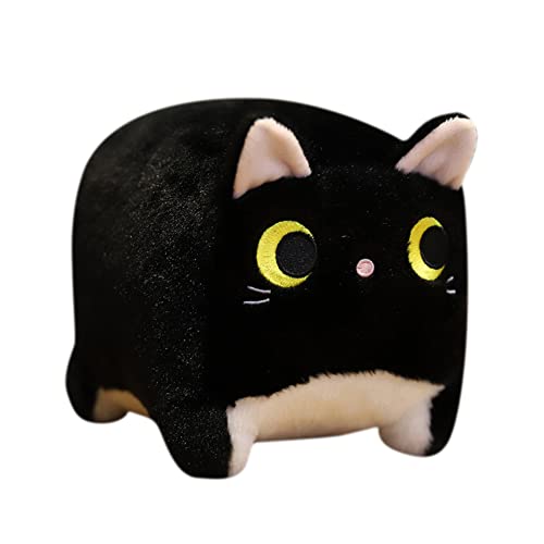Kawaii Plush Plushie Cat Plüschtier, Katzen Plüschtier Flauschiges Stofftier Katze, Stofftiere Kissen Kätzchen Katze Puppe Plüsch Kissen Haustier Kätzchen Kuscheltier für Kinder Geburtstag Schwarz Kawaii Plush Plushie Cat Plüschtier, Katzen Plüschtier Flauschiges Stofftier Katze, Stofftiere Kissen Kätzchen Katze Puppe Plüsch Kissen Haustier Kätzchen Kuscheltier für Kinder Geburtstag Schwarz von URFEDA