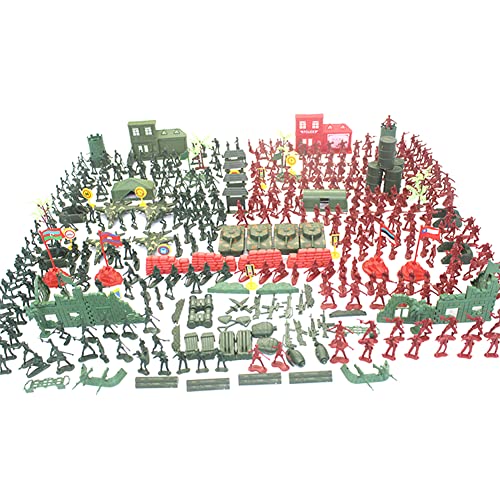 Militär Soldaten Modell Spielzeug, 330 Stück Armee Männer Figuren Kit Armee Spielzeug Militär Spielset mit Spielzeug Soldaten Mini Armee Spielzeug Panzer Anti Air Fahrzeug Hubschrauber Spielset von URFEDA