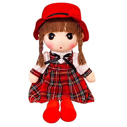 Niedliche kleine Mädchen Puppen, Mädchen Flauschige Stoffpuppe Plüsch Stofftier Weiche Puppe mit Hut Rock Prinzessin Plüschtier, Mädchen Begleiter Spielzeuge Ragdoll Spielzeug Kissen Niedliche kleine Mädchen Puppen, Mädchen Flauschige Stoffpuppe Plüsch Stofftier Weiche Puppe mit Hut Rock Prinzessin Plüschtier, Mädchen Begleiter Spielzeuge Ragdoll Spielzeug Kissen von URFEDA