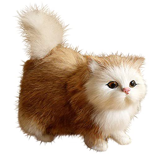 Plüschtier für Katzen, Simulation, Tierspielzeug, niedliches Katzenpuppenmodell, weiches Stofftierkissen, Anime-Puppe, niedliche Katzenpuppe, Ornamente, Plüschkissen, Geschenk für Kinder, Gelb Plüschtier für Katzen, Simulation, Tierspielzeug, niedliches Katzenpuppenmodell, weiches Stofftierkissen, Anime-Puppe, niedliche Katzenpuppe, Ornamente, Plüschkissen, Geschenk für Kinder, Gelb von URFEDA