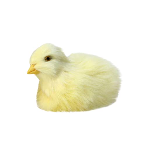 Realistische Küken Toy Plüsch Küken Kuscheltier Plüschtier Stofftier Plüschtier küken Figur lebensechte Pelzige Tier Spielzeug Simulation Küken Fotografie Simulation Huhn Ostern küken Deko Type A von URFEDA