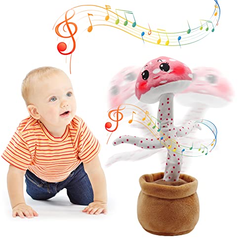 Sprechender Pilz Sprechender Tanzender Plüschtiere Singen Tanzen Reden Leuchten Kuscheltier für Kinder, Aufnehmen Lernen zu sprechen Plüsch Puppe, Plüsch Spielzeug für Kinder Als Geburtstagsgeschen Sprechender Pilz Sprechender Tanzender Plüschtiere Singen Tanzen Reden Leuchten Kuscheltier für Kinder, Aufnehmen Lernen zu sprechen Plüsch Puppe, Plüsch Spielzeug für Kinder Als Geburtstagsgeschen von URFEDA