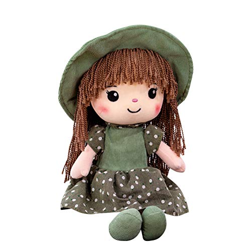 Stoffpuppe, 40 cm flauschiges Plüsch weiche Puppe mit Hutrock, schönes Ragdoll-Spielzeug, weiche Baby-Puppe niedliche Mädchenpuppe Begleiter Spielzeug, Schlafpartner-Puppe, als Geburtstagsgeschenk Stoffpuppe, 40 cm flauschiges Plüsch weiche Puppe mit Hutrock, schönes Ragdoll-Spielzeug, weiche Baby-Puppe niedliche Mädchenpuppe Begleiter Spielzeug, Schlafpartner-Puppe, als Geburtstagsgeschenk von URFEDA