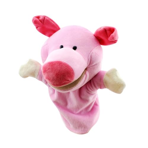 Tier Handpuppen Spielzeug Set Realistischer Weich Wild Tierkopf Simuliertes Tier Handpuppe Plüsch Kuscheltiere Niedliches Rollenspiel interaktives Früherziehungsspielzeug Geschenk für Kinder von URFEDA