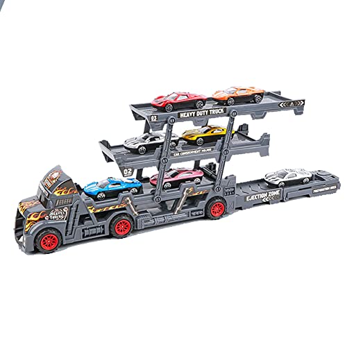 URFEDA Transport LKW Spielzeug Set mit 6 Stück Mini Auto, LKW Autotransporter Spielzeug Transporter Spielzeugauto, Truck, Kinder (3-12 Jahre), unisex, Kinder URFEDA Transport LKW Spielzeug Set mit 6 Stück Mini Auto, LKW Autotransporter Spielzeug Transporter Spielzeugauto, Truck, Kinder (3-12 Jahre), unisex, Kinder von URFEDA
