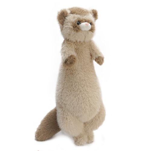 URFEDA Frettchen Plüschtier, Lebensechtes Frettchen Plüschtier niedliches weiches Frettchen Kissen ausgestopfte Tierpuppen Kuscheltie Tier Kissen Spielzeug für Kinder Mädchen Geburtstagsgeschenk URFEDA Frettchen Plüschtier, Lebensechtes Frettchen Plüschtier niedliches weiches Frettchen Kissen ausgestopfte Tierpuppen Kuscheltie Tier Kissen Spielzeug für Kinder Mädchen Geburtstagsgeschenk von URFEDA