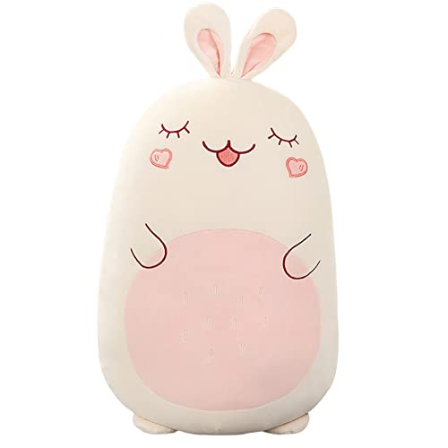 URFEDA Hase Kuscheltier,60CM Lange Süße Plüschtier Hase Plüsch Kissen Puppe,Kaninchen Stofftiere Schlafkissen Wurfkissen Super weiche Stofftier Spielzeug Sofakissen Seitenschläferkissen Zimmer Deko von URFEDA