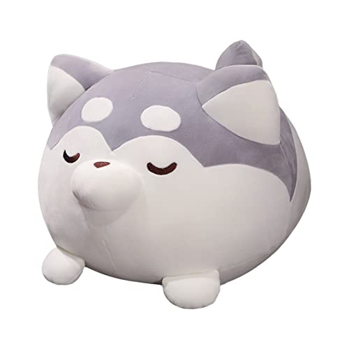URFEDA Husky Tier Kissen Plüschtier Stofftier Mollig Hund Plüsch Kissen Spielzeug Kuschelkissen Weiche Süße Plüsch Puppe Kissen Gefüllt Tier Dekokissen Geschenke für Kinder Freunde und Familie 40CM URFEDA Husky Tier Kissen Plüschtier Stofftier Mollig Hund Plüsch Kissen Spielzeug Kuschelkissen Weiche Süße Plüsch Puppe Kissen Gefüllt Tier Dekokissen Geschenke für Kinder Freunde und Familie 40CM von URFEDA