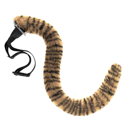 URFEDA Kunstpelz Langer Tiger Fuchsschwanz Cosplay Kunstpelz Fuchs Wolfsschwanz, Anime Tiger Schwanz Katze langer Schwanz Cosplay Schwanz Wolf Cosplay Maskerade Halloween Cosplay Party Kostüme Set URFEDA Kunstpelz Langer Tiger Fuchsschwanz Cosplay Kunstpelz Fuchs Wolfsschwanz, Anime Tiger Schwanz Katze langer Schwanz Cosplay Schwanz Wolf Cosplay Maskerade Halloween Cosplay Party Kostüme Set von URFEDA
