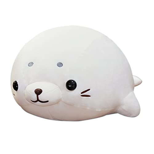 URFEDA Seal Baby Plüsch-Squirt Robbe, Seal Kissen Ozean Tier Plüschtier Gefüllte Baumwolle Plüsch Tier Spielzeug Plüsch Puppe Kissen Niedlich Ozean Kissen Haustiere Geburtstag Festival Geschenke 50cm von URFEDA