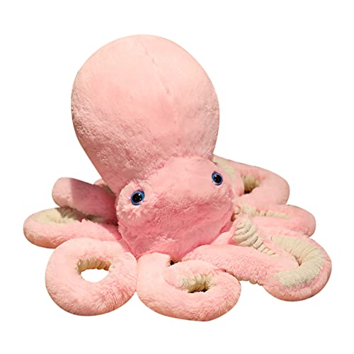 URFEDA ctopus Kuscheltier Krake Plüschtier Kuscheltier Octopus Stofftier Krake Plüschtier Große Realistische Tintenfisch Puppe Ocean Spielzeug Gefüllte Tierkissen Plüsch Plüschtier Puppe Geschenk von URFEDA