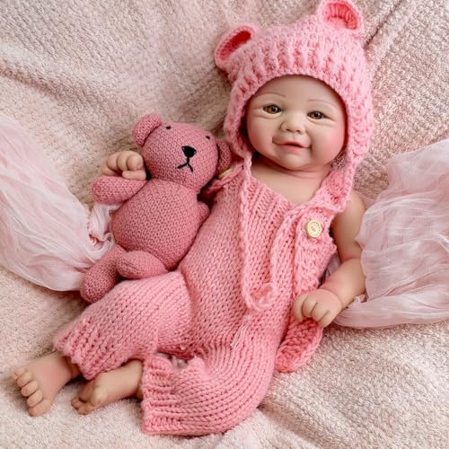 URMLHNRZ 17 Zoll große Ganzkörper-Reborn-Puppen aus Silikon, realistische, unbemalte Neugeborene, ideal für Sammler, Künstler und Maler URMLHNRZ 17 Zoll große Ganzkörper-Reborn-Puppen aus Silikon, realistische, unbemalte Neugeborene, ideal für Sammler, Künstler und Maler von URMLHNRZ