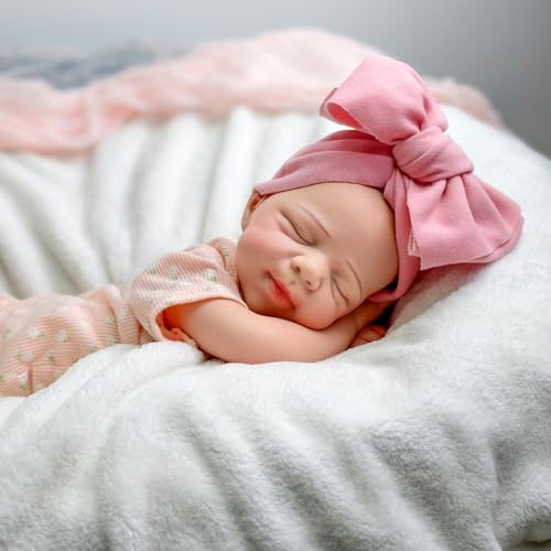 URMLHNRZ Reborn Baby Girl aus Vollsilikon, 47,7 cm – Lebensechte Silikonpuppe, weich und realistisch – anatomisch korrektes Neugeborenes für Kinder ab 3 Jahren URMLHNRZ Reborn Baby Girl aus Vollsilikon, 47,7 cm – Lebensechte Silikonpuppe, weich und realistisch – anatomisch korrektes Neugeborenes für Kinder ab 3 Jahren von URMLHNRZ