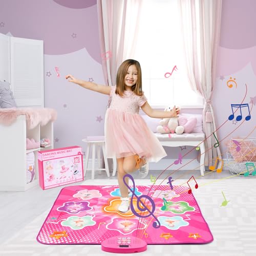 URMYWO Tanzmatte Spielzeug für Kinder ab 4 5 6 7 8 Jahre,Musik-Tanz-Spielmatte mit LED-Lichtern,7 Spielmodi, eingebaute Musik,Tanzspiel Weihnachten Geburtstags Geschenke Kinderspielzeug… URMYWO Tanzmatte Spielzeug für Kinder ab 4 5 6 7 8 Jahre,Musik-Tanz-Spielmatte mit LED-Lichtern,7 Spielmodi, eingebaute Musik,Tanzspiel Weihnachten Geburtstags Geschenke Kinderspielzeug… von URMYWO