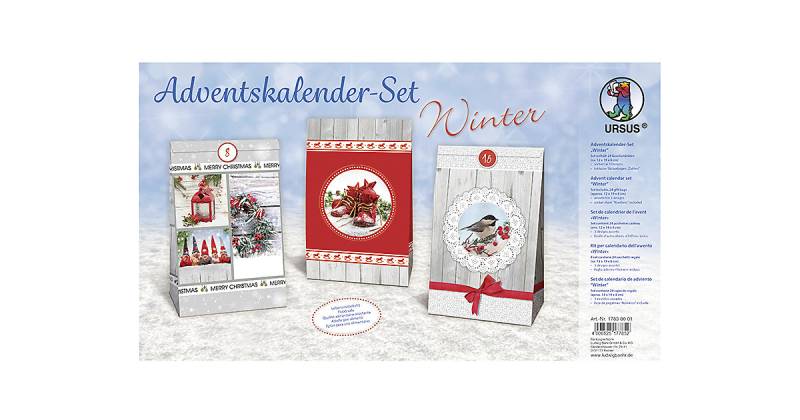Kreativset Adventskalender-Set Winter von URSUS