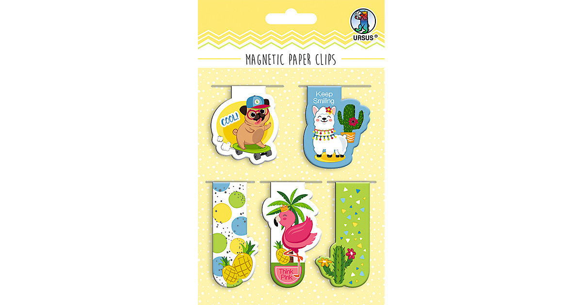 "Magnetic Paper Clips ""Funky"" Mot:02" bunt "Magnetic Paper Clips ""Funky"" Mot:02" bunt von URSUS