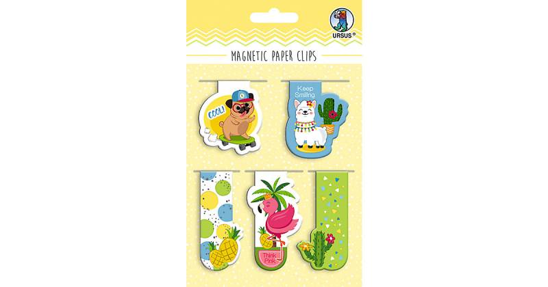 "Magnetic Paper Clips ""Funky"" Mot:02" bunt von URSUS