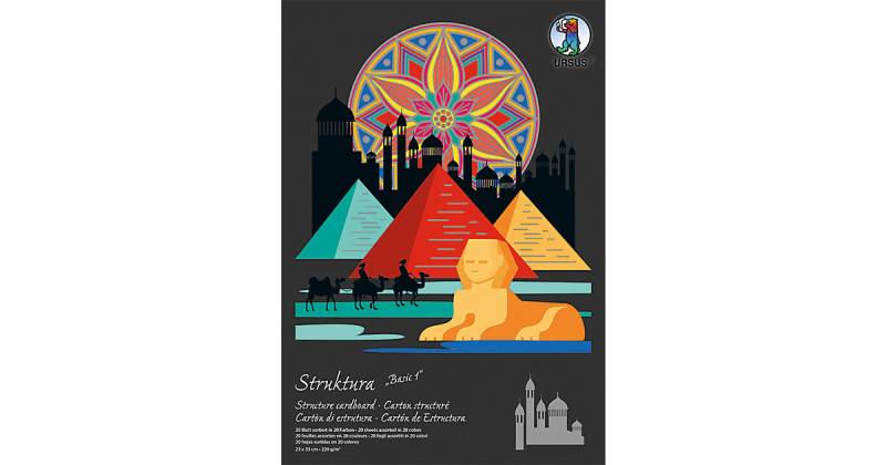 Struktura Basic 1, 220g.23X33cm,20 Blatt 20 F.S. bunt von URSUS