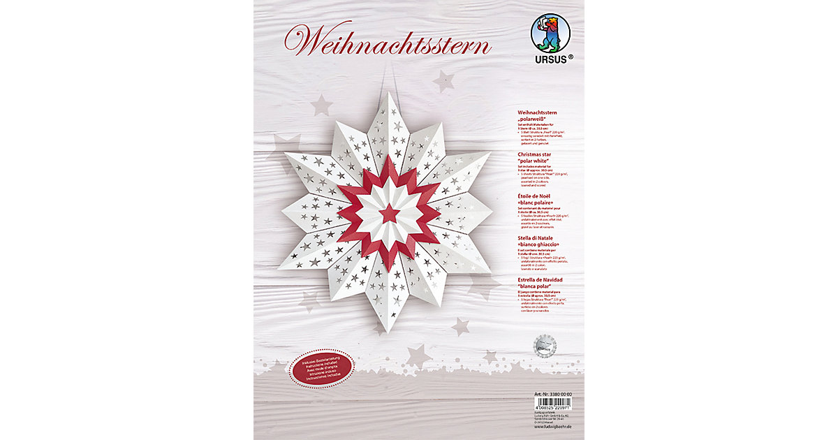 "Weihnachtsstern ""polarweiß""" "Weihnachtsstern ""polarweiß""" von URSUS
