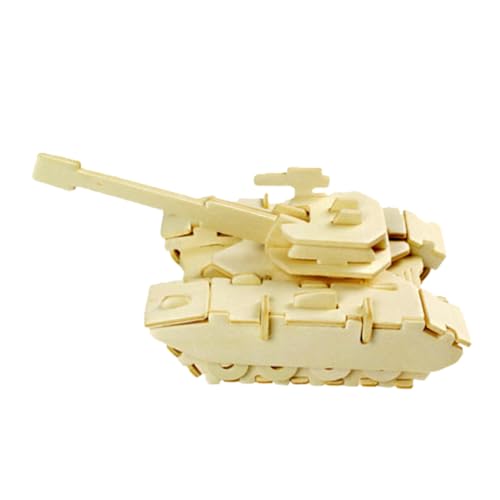 Tank aus Holz,3D Holz Puzzle,Modell Panzer,DIY Montage Spielzeug Holz Holzhandwerk Kinder Puzzle Pädagogisches Spielzeug,Geschenke für Kinder und Erwachsene von URacon