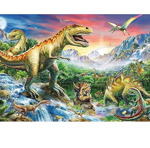 Dinosaurier Puzzle Kinderpuzzle 1000 Teile Puzzle für Erwachsene und Kinder Vorschule Lehrreiches Spielzeug, Geschenke für Kinder für Jungen und Mädchen 70 * 50cm von URacon