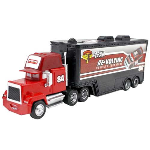 URacon Trucks Cars Spielzeug Lightning McQueen Car kreatives Spielzeugauto Kleine Fahrzeuge Transport Truck Toy Auto Spielzeug Geschenke ab 4 Jahr Kinder von URacon