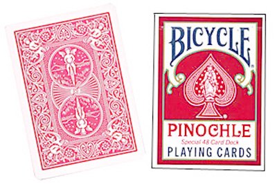 US Playing Card Co. Cards Bicycle Pinochle Poker-Size (Red) von US Playing Card Co.