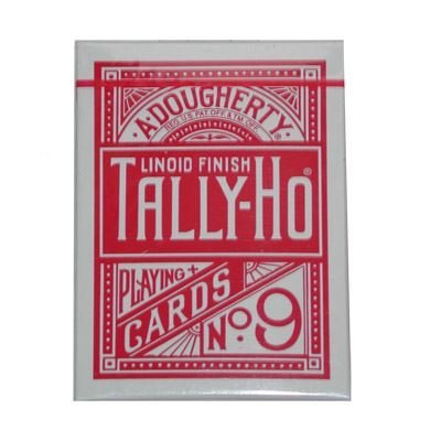 US Playing Card Co. Set von 54 Karten Tally-HO Fan (Red Back) von US Playing Card Co.