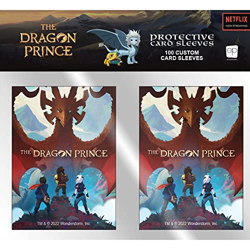 Dragon Prince Premium Card Sleeves | 100 Card Protector Sleeves | 64mm x 89mm Sleeves Fit Standard Size Playing Cards & Collector Cards | Cardsleeve Back Artwork Featuring Dragon Prince Characters Dragon Prince Premium Card Sleeves | 100 Card Protector Sleeves | 64mm x 89mm Sleeves Fit Standard Size Playing Cards & Collector Cards | Cardsleeve Back Artwork Featuring Dragon Prince Characters von USAopoly
