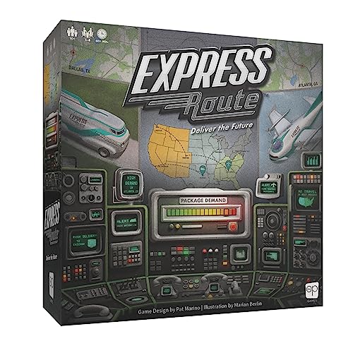 Express Route Board Game | Family Board Game | Board Game for Adults and Family | Cooperative Board Game | Ages 10+ | 1 to 4 Players | Average Playtime 60 Minutes | Made by The Op Games | Usaopoly von USAopoly