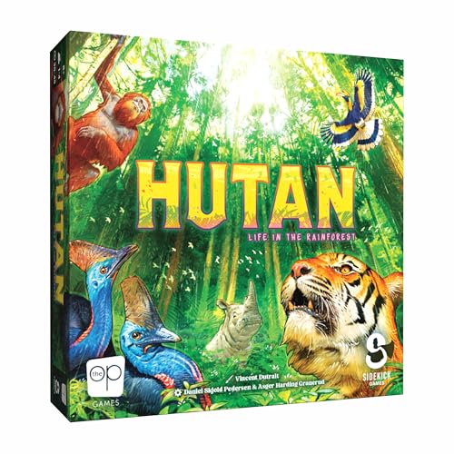 HUTAN: Life in The Rainforest - Tile Placement Board Game - for Families & Friends - 1–4 Players | 30–45 Min | Age 8+ - English HUTAN: Life in The Rainforest - Tile Placement Board Game - for Families & Friends - 1–4 Players | 30–45 Min | Age 8+ - English von USAopoly
