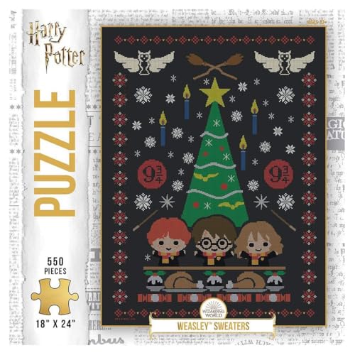 USAopoly USOPZ010685 Harry Potter Weasley Sweaters 550 Piece Puzzle, 500 von USAopoly