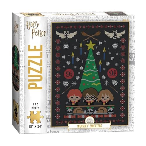 USAopoly USOPZ010685 Harry Potter Weasley Sweaters 550 Piece Puzzle, 500 von USAopoly